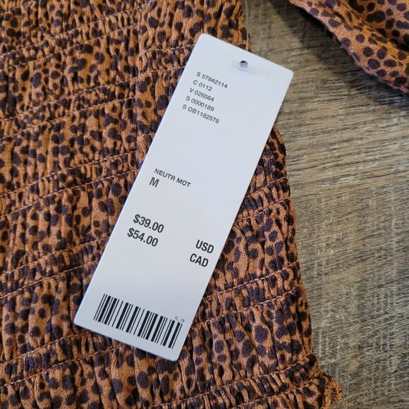 NWT URBAN OUTFITTERS | Giselle Smocked Crop Top | Sz. M - Picture 4 of 7